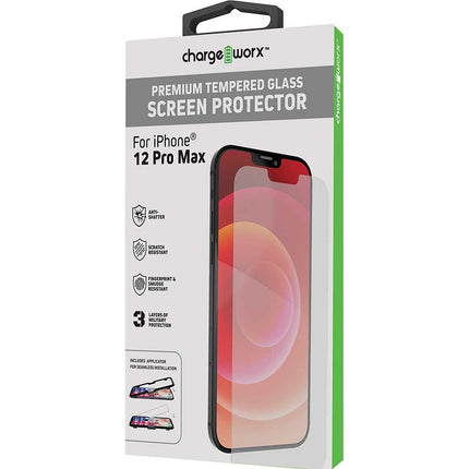 PREMIUM TEMPERED GLASS SCREEN PROTECTOR FOR IPHONE 12 PRO MAX