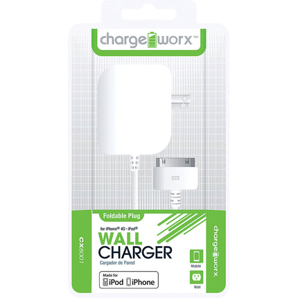 30 Pin Wall Charger, White