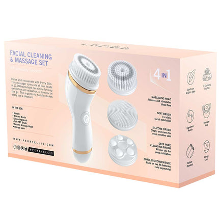 4-IN-1 MASSAGE & FACIAL CLEANING DEVICE