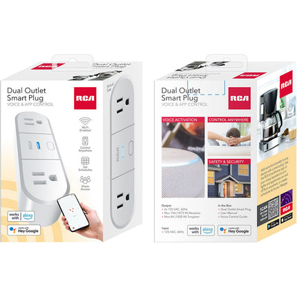 DUAL OUTLET SMART PLUG