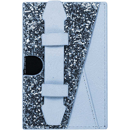 Card Wallet w/ Finger Holder, Blue