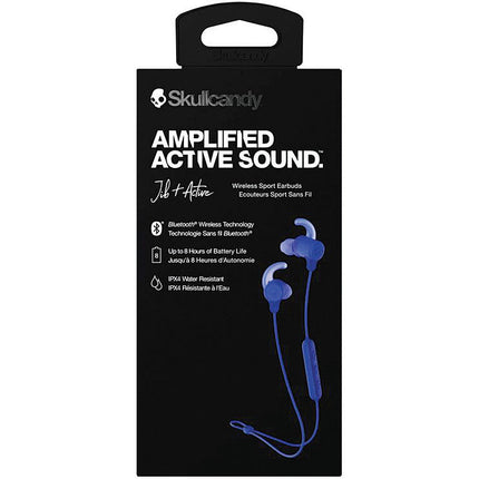 Jib+ Active Wireless In-Ear Headphones, Blue