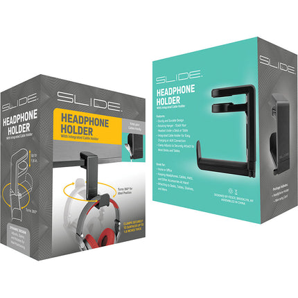 Headphone Holder with Integrated Holder