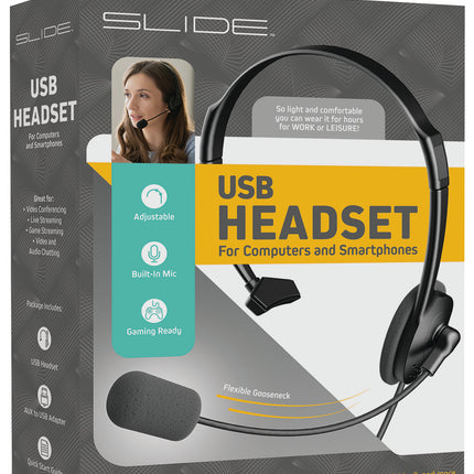 USB Headset for Computers and Smartphones