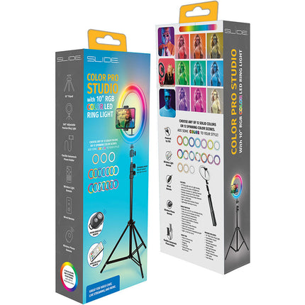 Professional Studio With 10” LED Ring Light