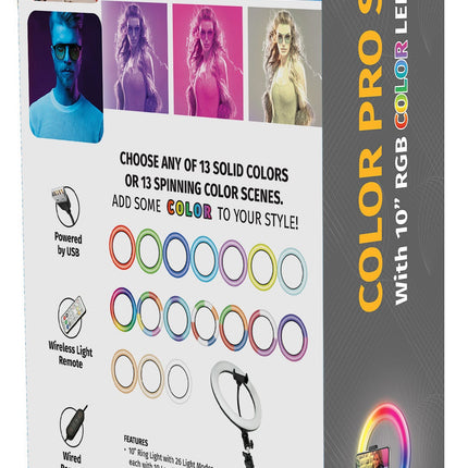 Professional Studio With 10” LED Ring Light