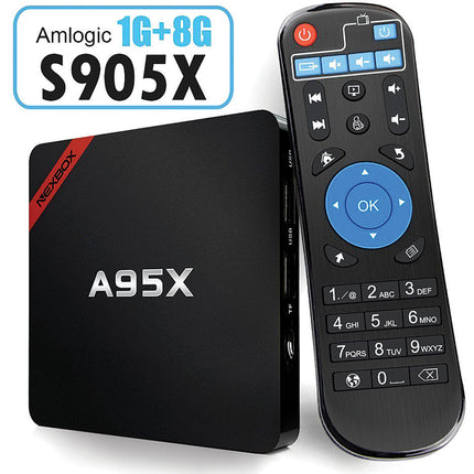 Android 6.0 Box,1GB/8GB Smart Box SuperFast Amlogic S905X Quad core Cortex A53 2.0GHz 64bit WIFI HDMI 2.0 4K Smart Mini Boxes