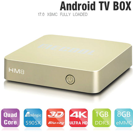 Android 6.0 TV Box Kodi 17.0 Pre-installed Amlogic S905X 64 bit Quad-core