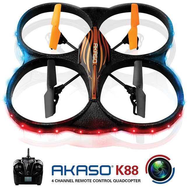 6CH 2.4Ghz 6-Axis Gyro RC Quadcopter Drone w/HD Camera