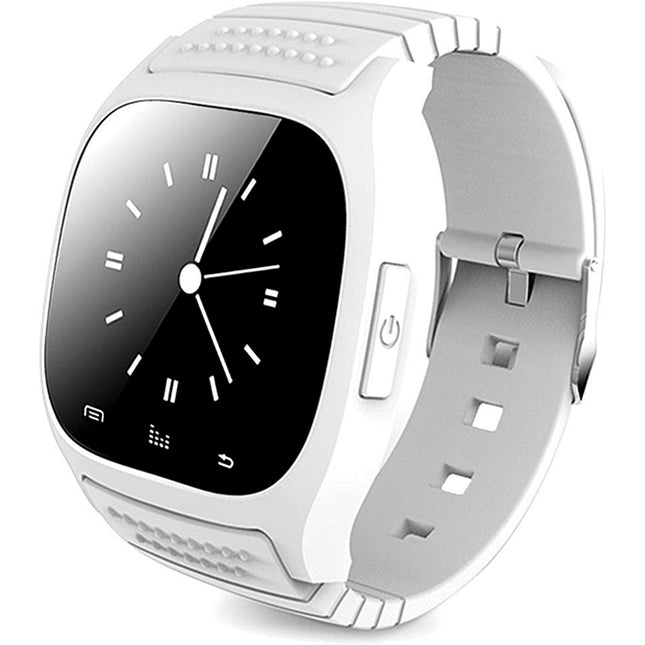 Bluetooth Wrist Smart Watch Waterproof Phone Mate For Android Apple iOS, White