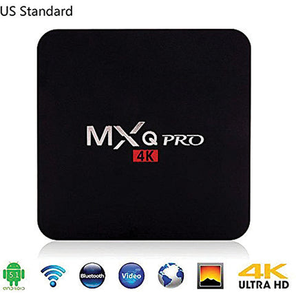 Android TV Box, Android 6.0 Smart TV Box Amlogic S905X Quad-Core 64 Bits 1G/8G True 4K HD Playing