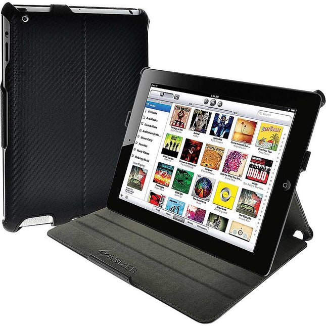 90811 Shell Portfolio iPad2 Case, Black
