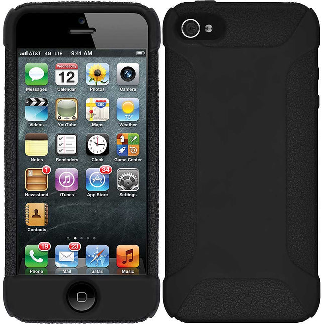 94531 Silicone Skin Jelly Case For iPhone 5, Black