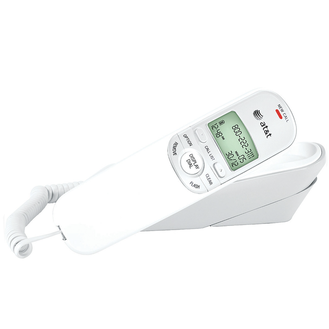 Trimline Telephone, White