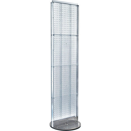 Clear Display Pegboard Freestanding Floor Display
