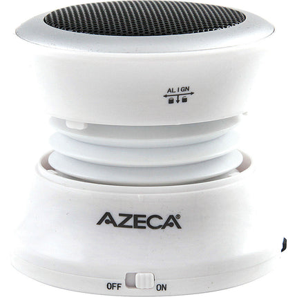 Rechargable Bluetooth/Line-in Pop-Up Speaker, White