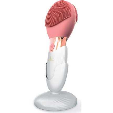 SILICONE FACIAL BRUSH AND MASSAGER WITH STAND
