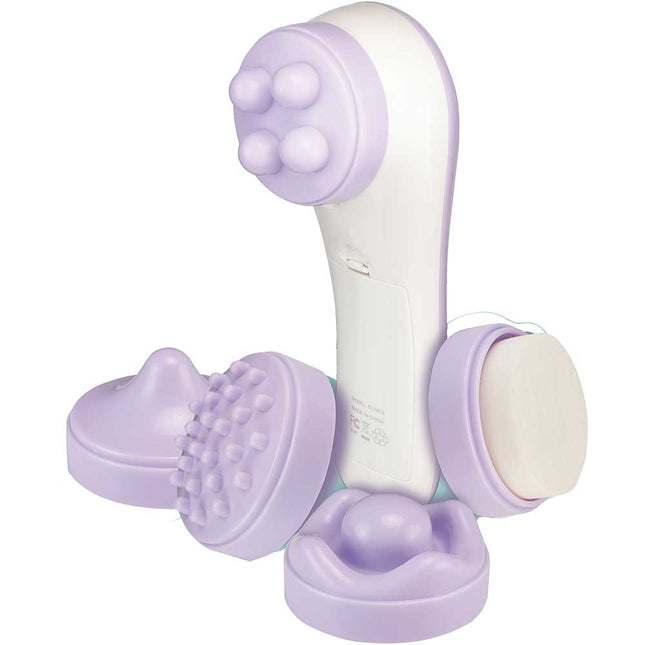 6PC FACIAL MASSAGE & CLEANSING SET, Lavander