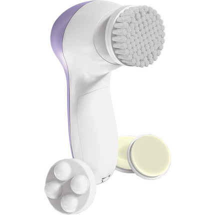 6-PIECE FACIAL CLEANSING SET WITH MASSAGER, Lavander