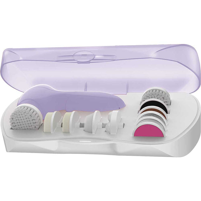 13-PIECE ROTARY FACE AND BODY CLEANSING SET, Lavander