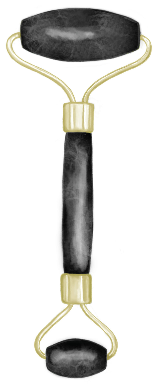 BLACK JADE DUAL ROLLER