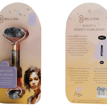 BLACK JADE DUAL ROLLER