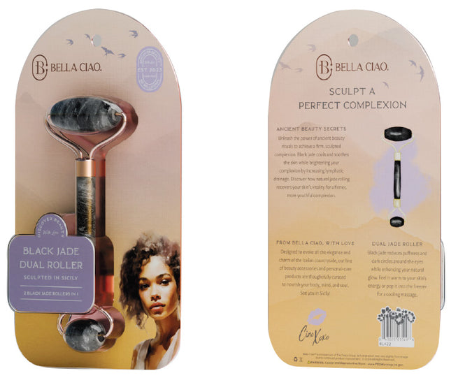 BLACK JADE DUAL ROLLER