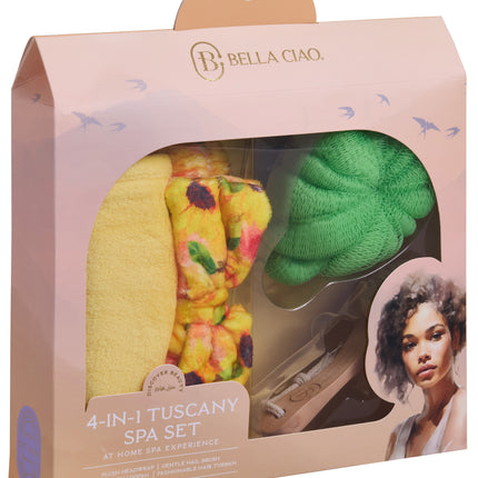 4-PIECE AT-HOME SPA SET