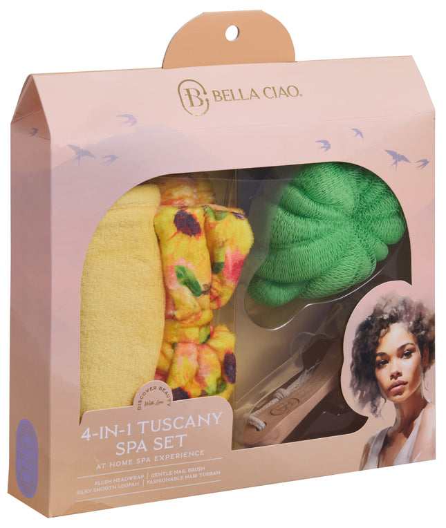 4-PIECE AT-HOME SPA SET