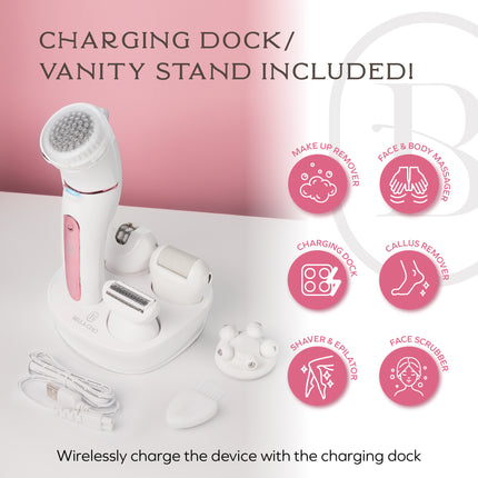 9 PIECE WET/DRY EPILATOR SET