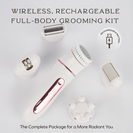 9 PIECE WET/DRY EPILATOR SET