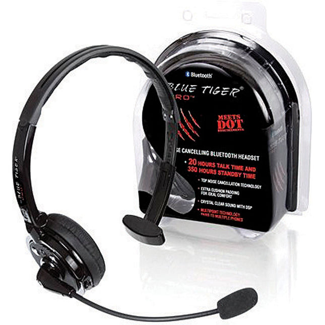 Pro Bluetooth Headset w/Mic, Black