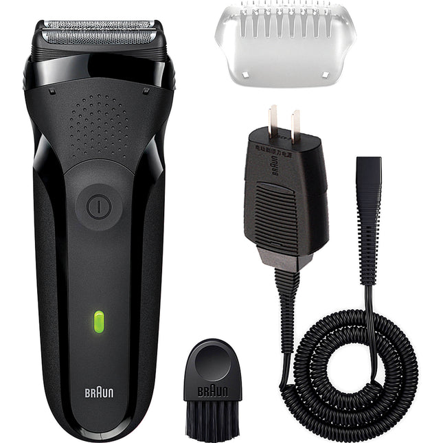 Series 3 Electric Shaver for Men Rechargeable Electric Razor, Black