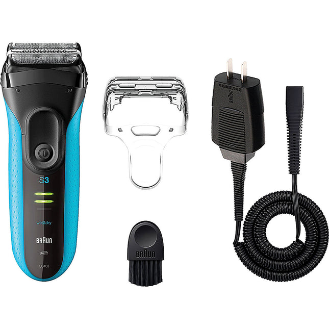 Wet&Dry Electric Shaver for Men / Rechargeable Electric Razor, Blue