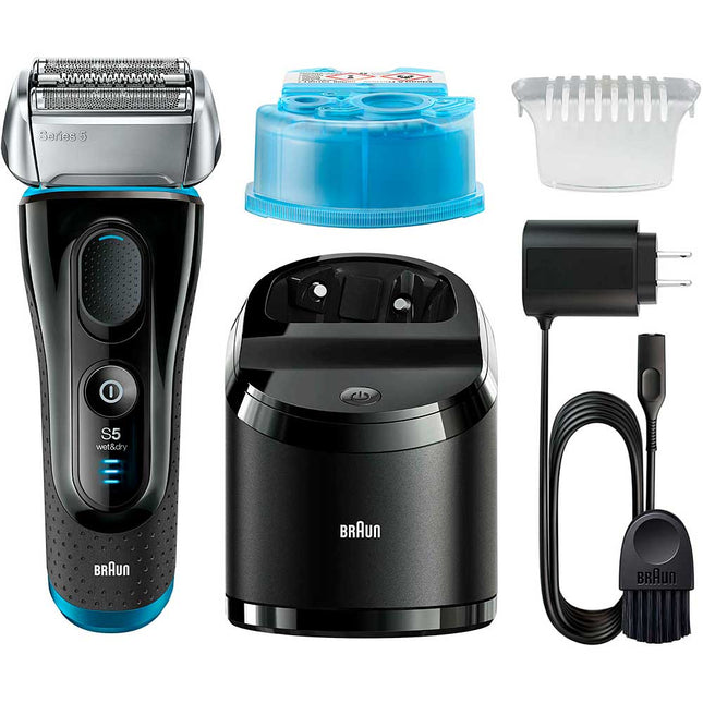 Series 5 Men's Rechargeable Electric Shaver with Cleaning Station