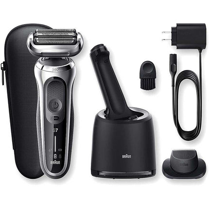 Series 7 360 Flex Head Electric Shaver with Precision Trimmer, Rechargeable, Wet & Dry, 4in1 SmartCare Center and Travel Case