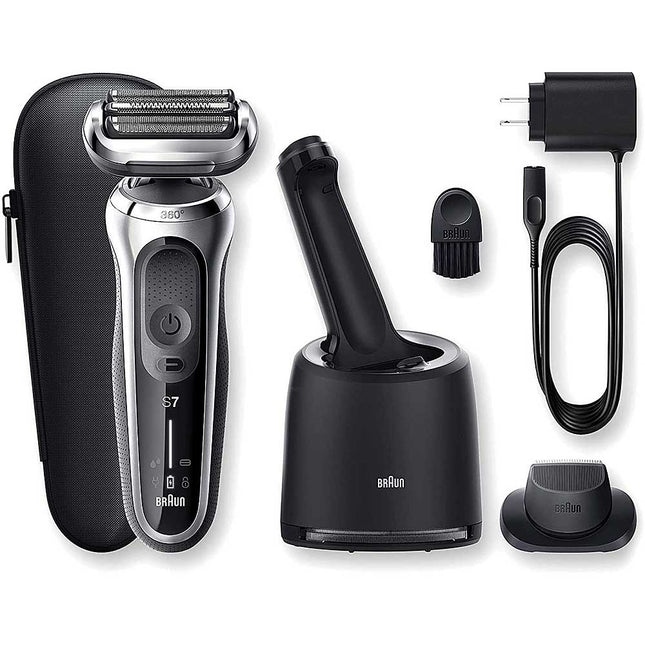 Series 7 360 Flex Head Electric Shaver with Precision Trimmer, Rechargeable, Wet & Dry, 4in1 SmartCare Center and Travel Case