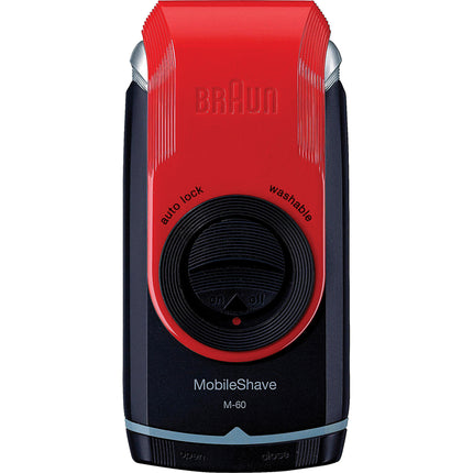 Washable Pocket Travel Mobile Shaver, Red