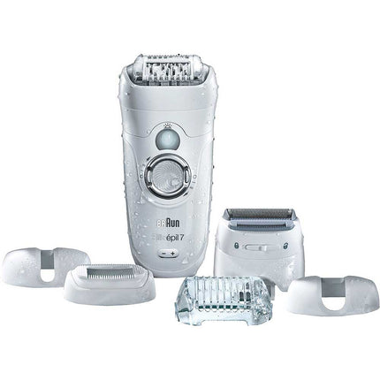Wet & Dry Cordless Epilator w/6 Extra Attachments