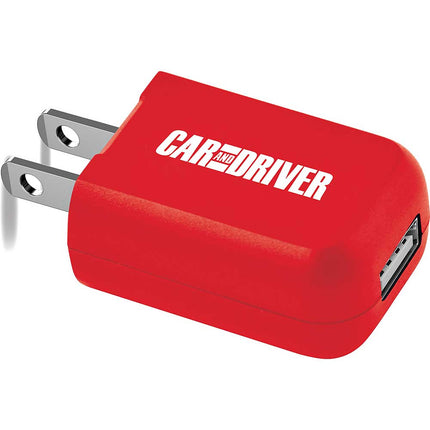 USB Wall Charger, Red