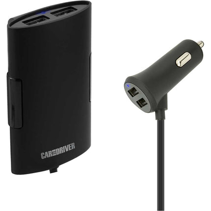 Front and Back Seat USB Charging Extender