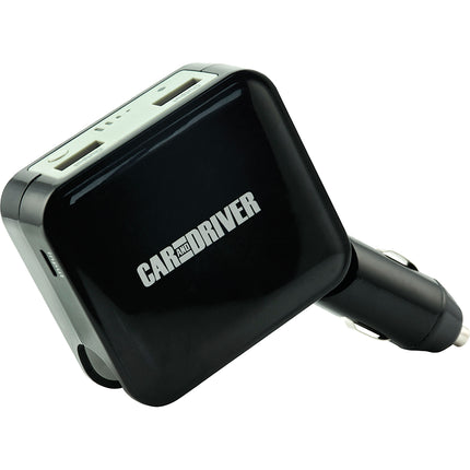 Dual USB Car Charger + Power Bank
