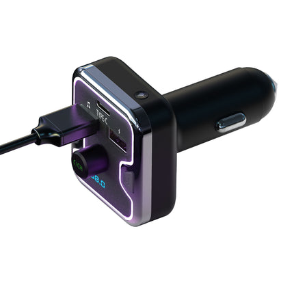 FM Transmitter/12V Charger With 18W PD and Alexa/ Siri/ Google Activation