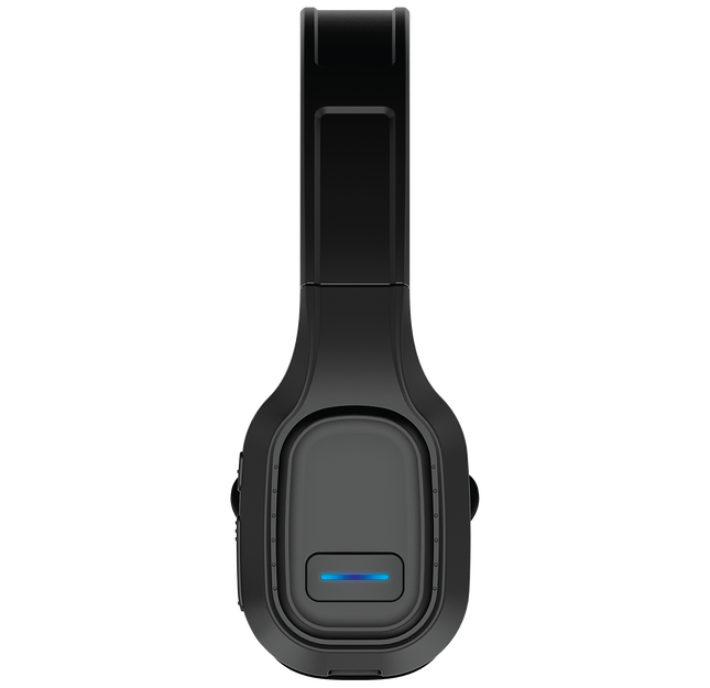 Noise-Cancelling Wireless Headset with Reversible Microphone Arm