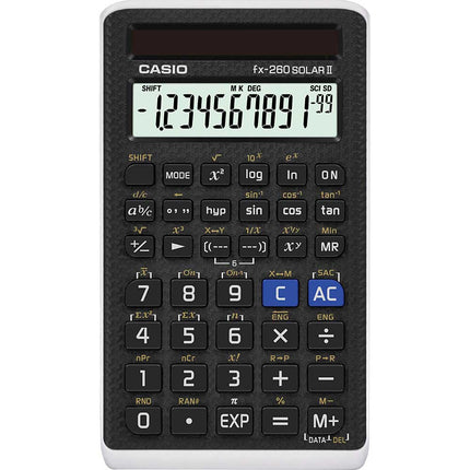 Solar II 10-Digit Scientific Calculator, Black