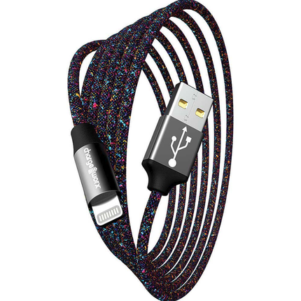 FlexKnit 6 FT Lightning Cable, Multicolor