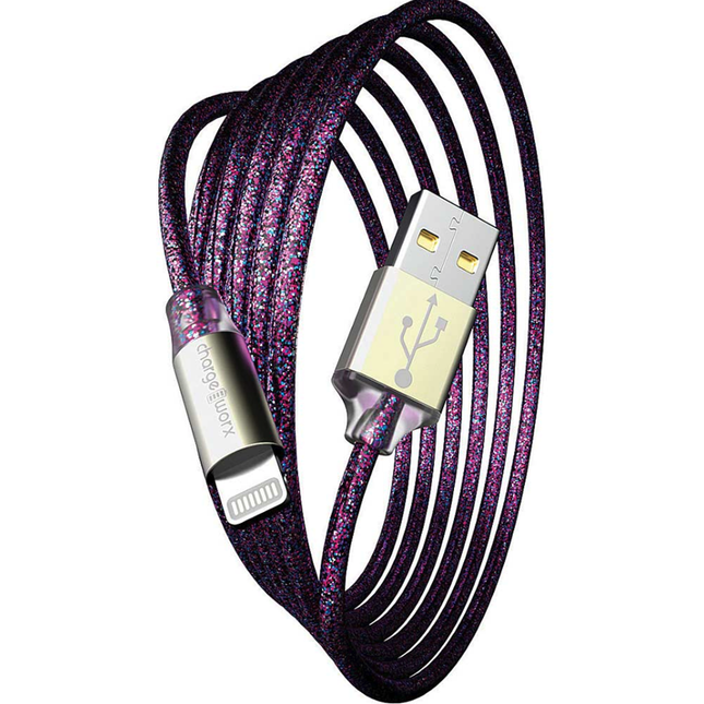 GlowSync 10 FT Lightning Cable, Violet