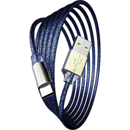 GlowSync 6 FT UCB-C Cable, Dark Blue