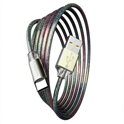 GlowSync 6 FT UCB-C Cable, Multicolor