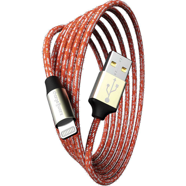 Elements 10 FT Lightning Cable, Orange